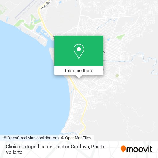 Clínica Ortopedica del Doctor Cordova map