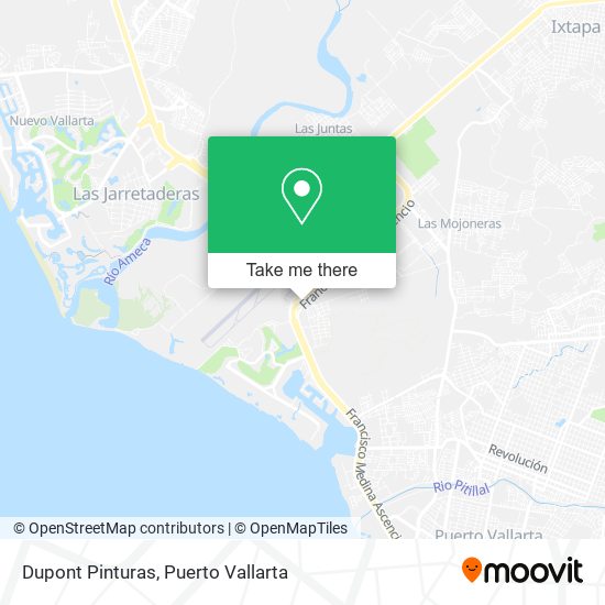 Dupont Pinturas map