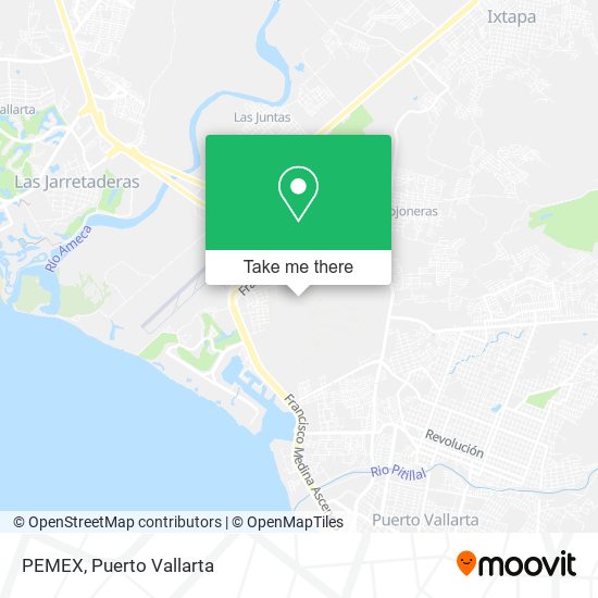 Mapa de PEMEX