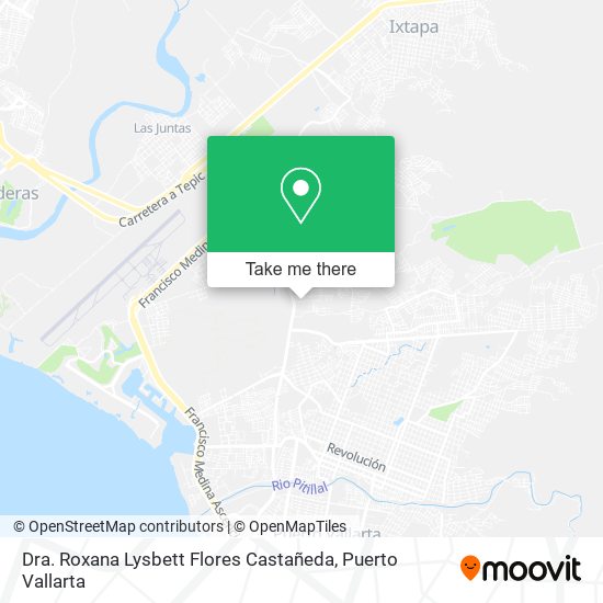 Dra. Roxana Lysbett Flores Castañeda map
