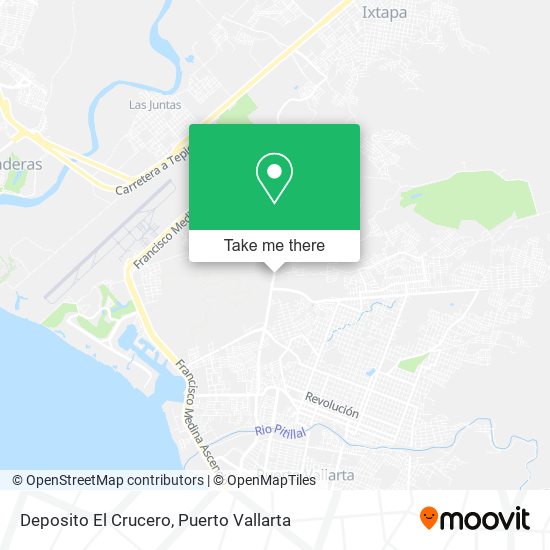 Mapa de Deposito El Crucero