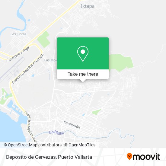 Deposito de Cervezas map