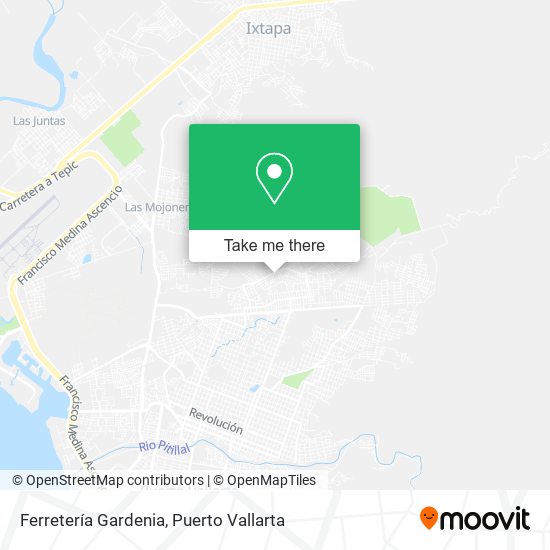Mapa de Ferretería Gardenia