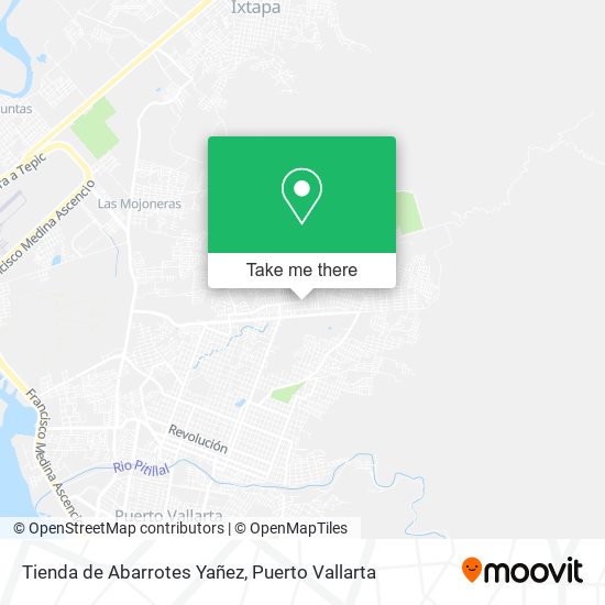 Tienda de Abarrotes Yañez map