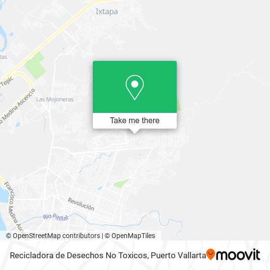 Mapa de Recicladora de Desechos No Toxicos