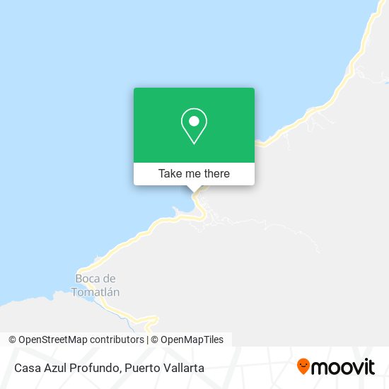 Casa Azul Profundo map
