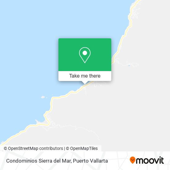 Condominios Sierra del Mar map