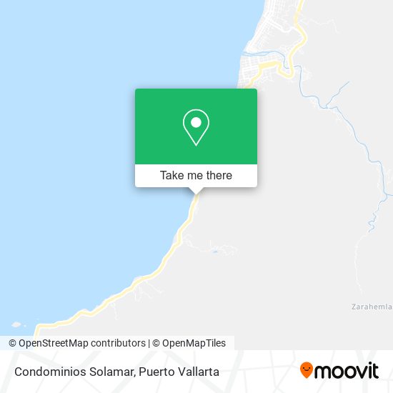 Condominios Solamar map