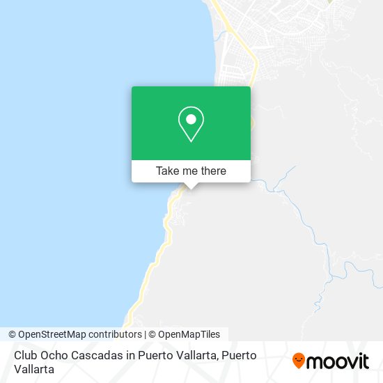 Mapa de Club Ocho Cascadas in Puerto Vallarta