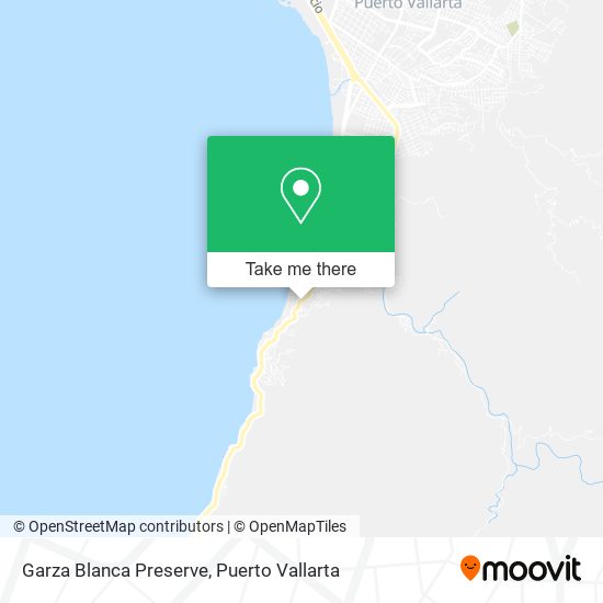 Mapa de Garza Blanca Preserve