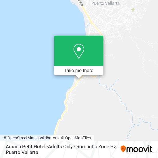 Amaca Petit Hotel -Adults Only - Romantic Zone Pv map