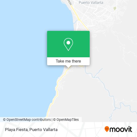 Playa Fiesta map