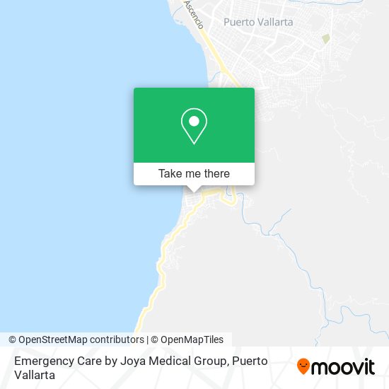 Mapa de Emergency Care by Joya Medical Group