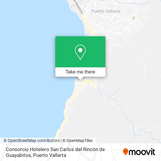 Consorcio Hotelero San Carlos del Rincón de Guayabitos map