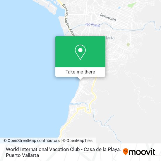 World International Vacation Club - Casa de la Playa map