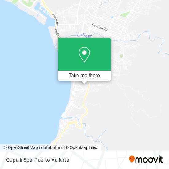 Mapa de Copalli Spa