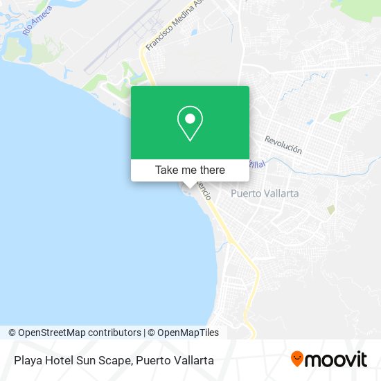 Mapa de Playa Hotel Sun Scape