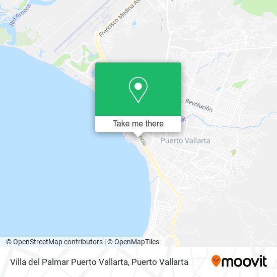 Villa del Palmar Puerto Vallarta map