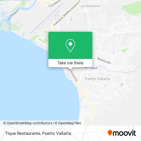 Mapa de Tique Restaurante