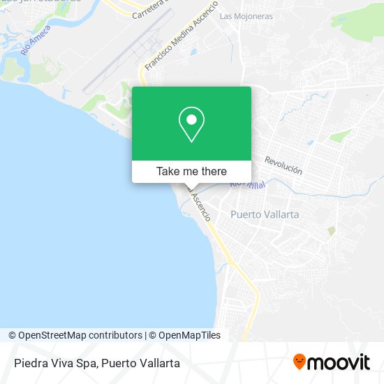 Mapa de Piedra Viva Spa