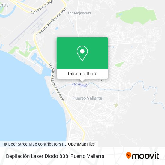 Mapa de Depilación Laser Diodo 808