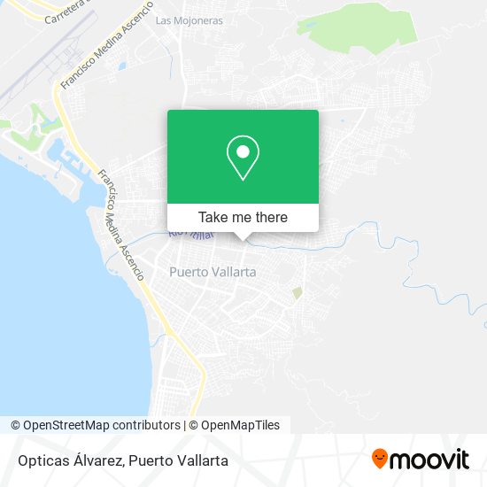 Opticas Álvarez map