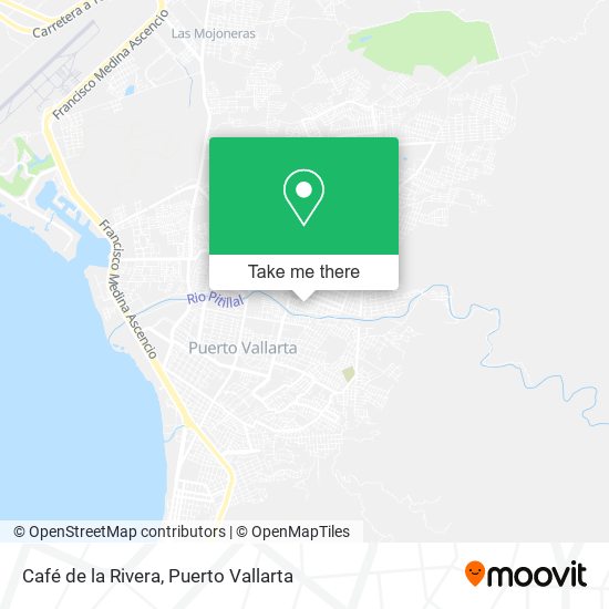 Mapa de Café de la Rivera