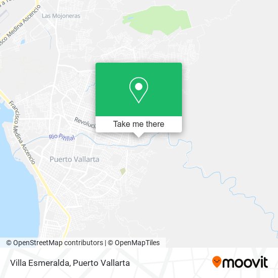 Mapa de Villa Esmeralda