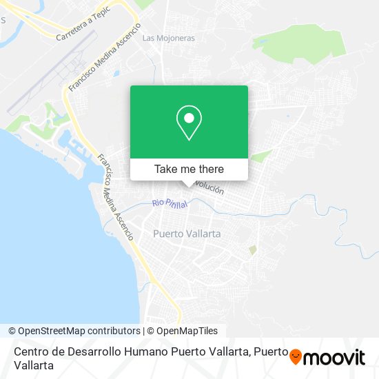 Centro de Desarrollo Humano Puerto Vallarta map