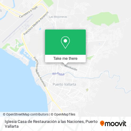 Iglesia Casa de Restauración a las Naciones map