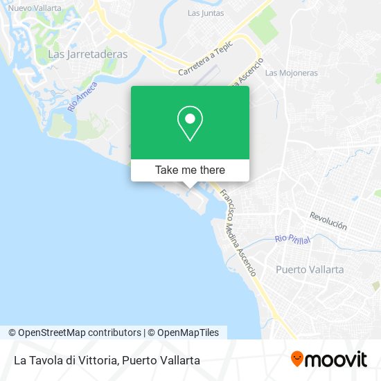 La Tavola di Vittoria map