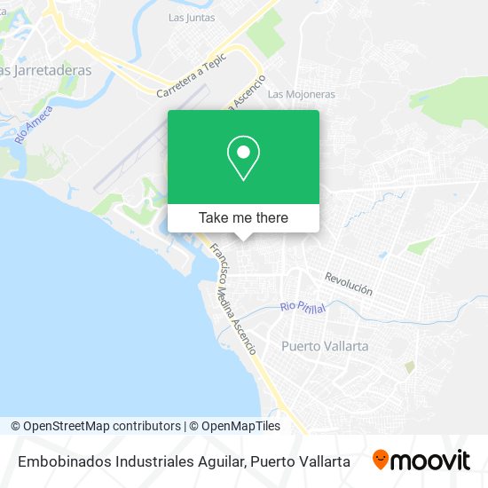 Mapa de Embobinados Industriales Aguilar