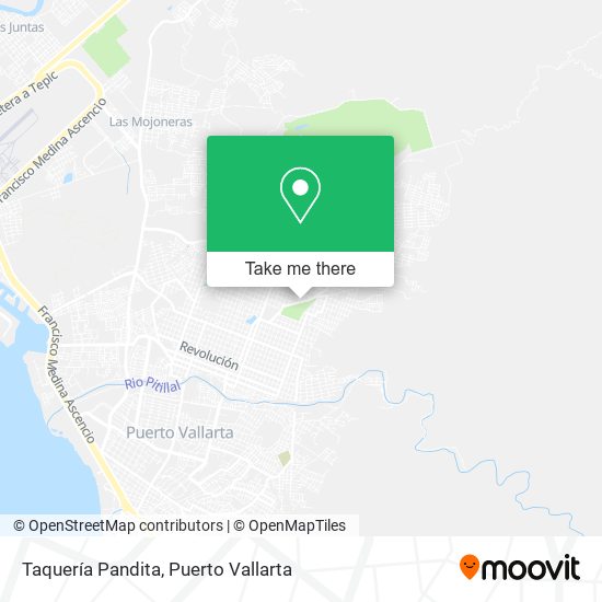 Mapa de Taquería Pandita
