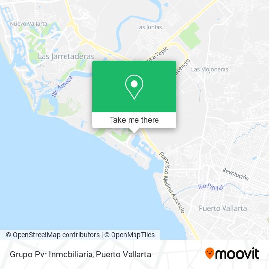Grupo Pvr Inmobiliaria map