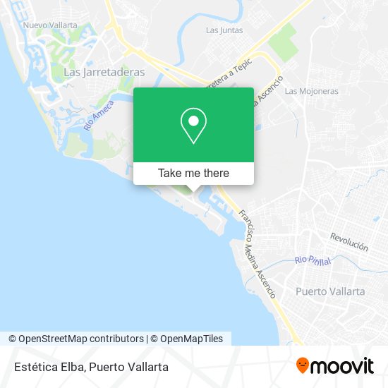 Estética Elba map
