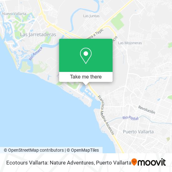 Ecotours Vallarta: Nature Adventures map