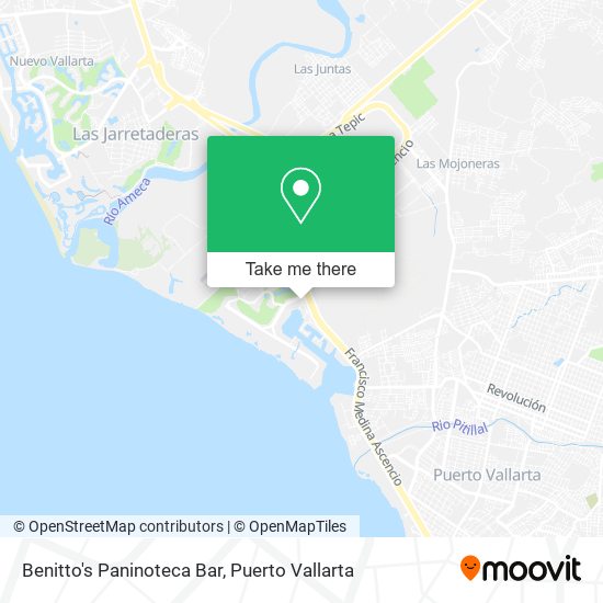 Mapa de Benitto's Paninoteca Bar