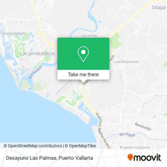 Desayuno Las Palmas map
