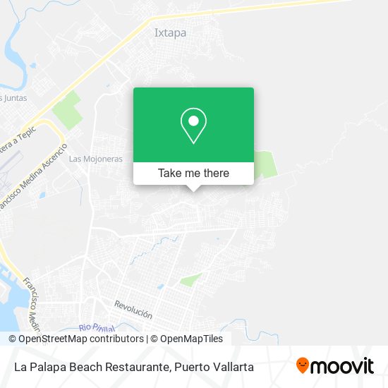 Mapa de La Palapa Beach Restaurante