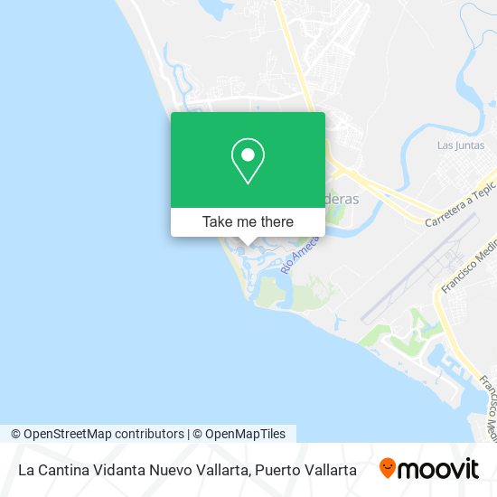 La Cantina Vidanta Nuevo Vallarta map
