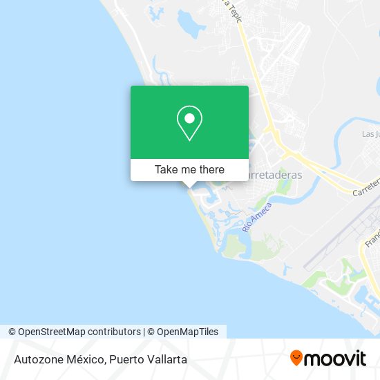 Autozone México map