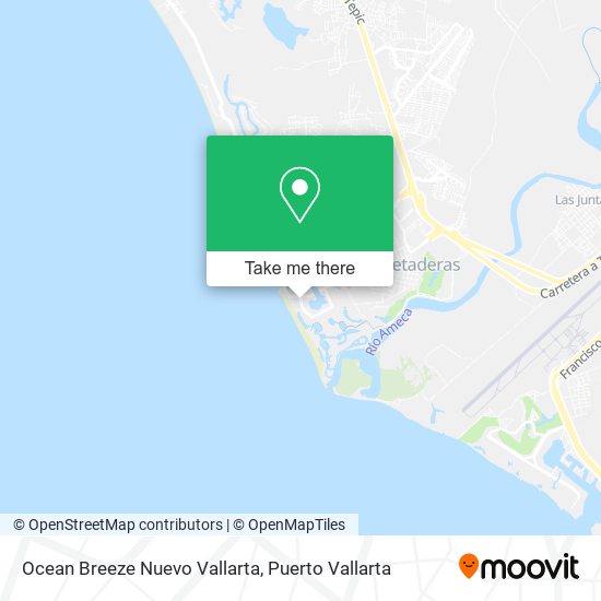 Mapa de Ocean Breeze Nuevo Vallarta