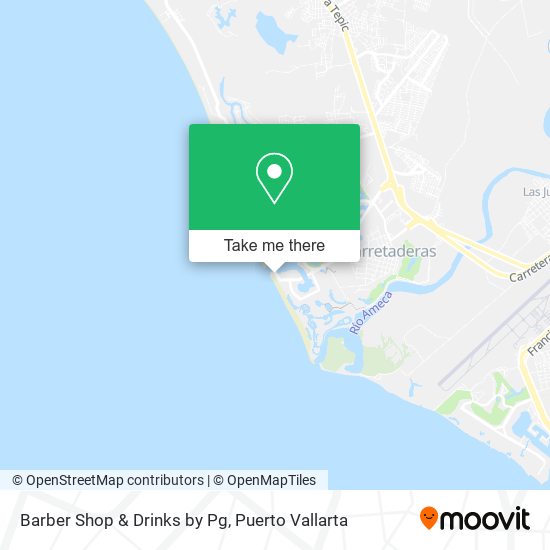 Mapa de Barber Shop & Drinks by Pg