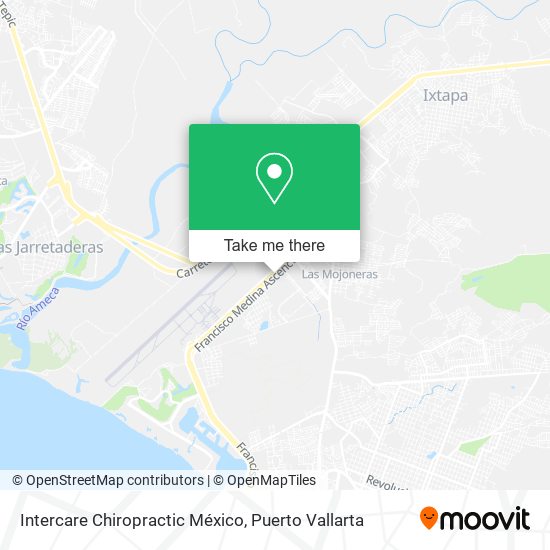 Intercare Chiropractic México map