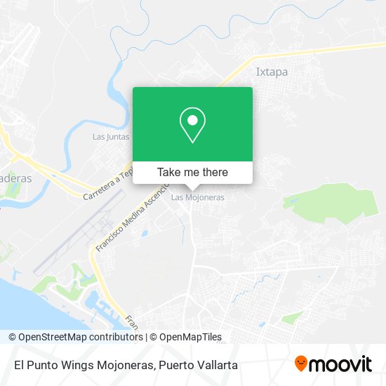 El Punto Wings Mojoneras map