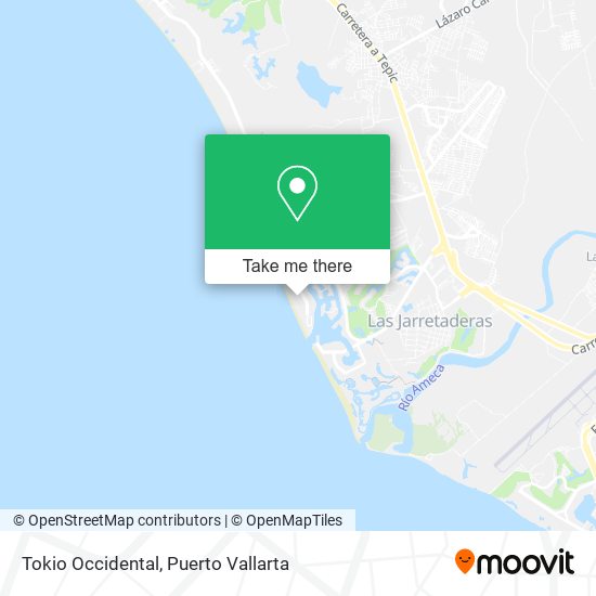 Mapa de Tokio Occidental