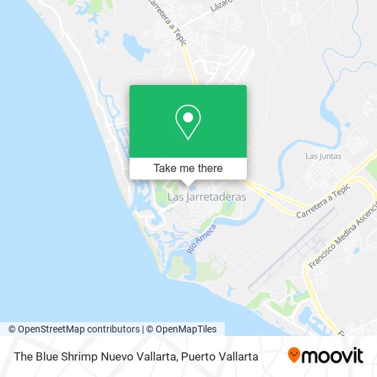 Mapa de The Blue Shrimp Nuevo Vallarta