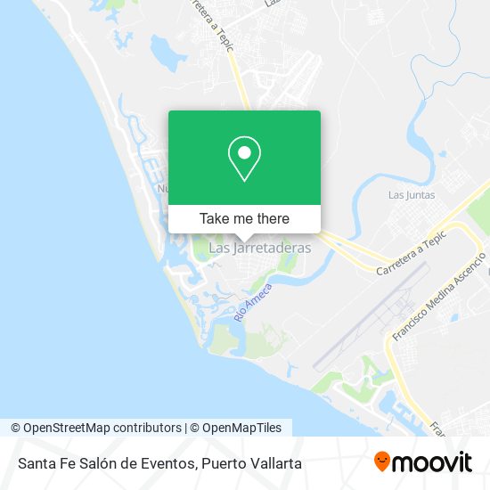Santa Fe Salón de Eventos map