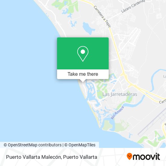 Puerto Vallarta Malecón map