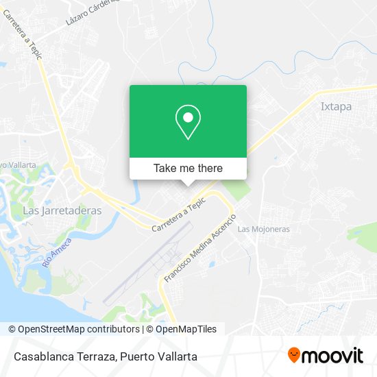 Casablanca Terraza map